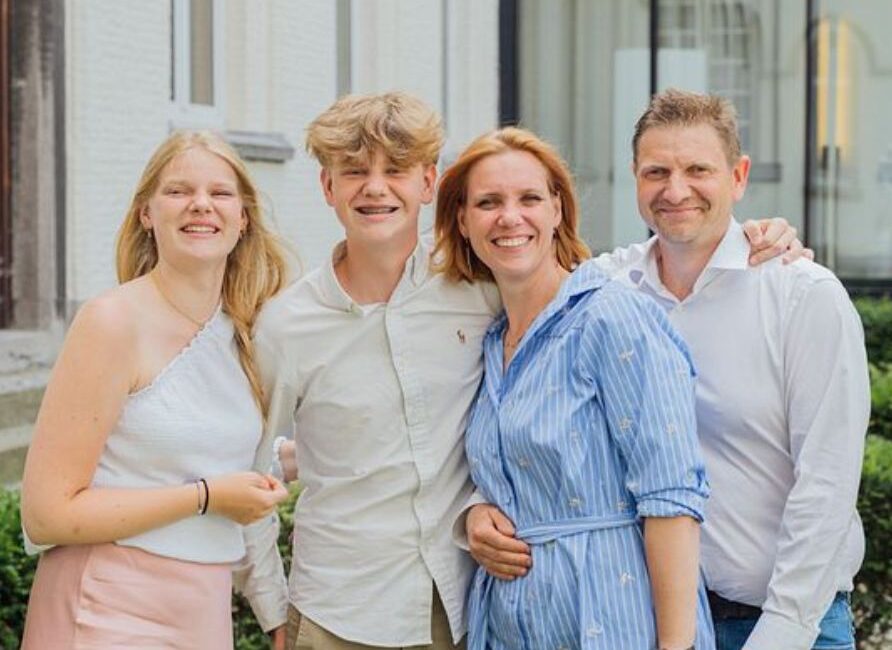 Gezinsshoot ouders met kinderen